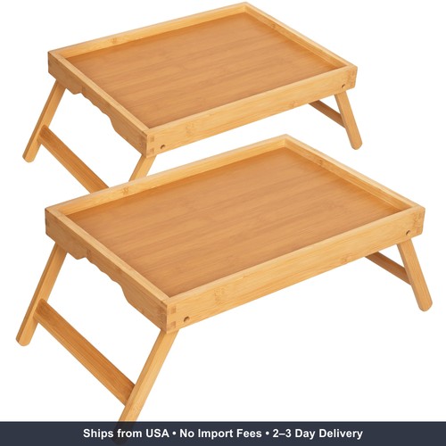 2pc bamboo breakfast tray - bamboo,