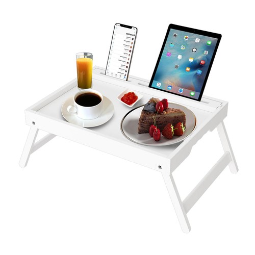 Bed tray table with handles - bed,