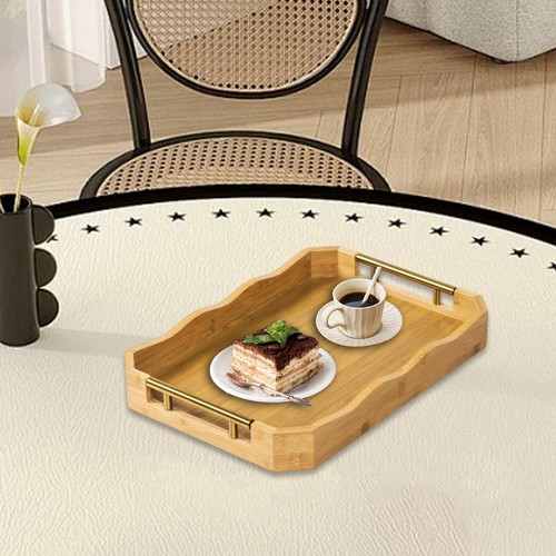 Bamboo serving tray breakfast - serving,