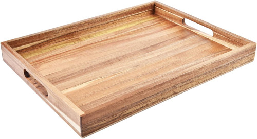 Wooden serving tray inch - serving, 17