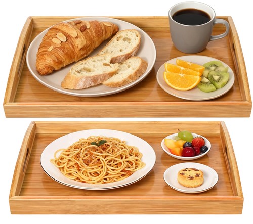 Pack bamboo serving tray - 2,