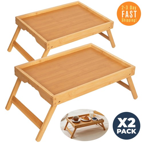 Bamboo bed tray - bamboo,